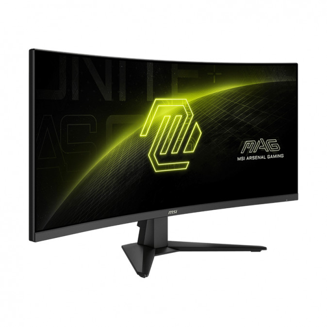 MSI Monitor GAMING MAG 346CQ Ívelt 34" UWQHD, 3440x1440, 180Hz VA 21:9, 1500R, 300cd/m2, 1 ms, HDMI, DP, Black PC