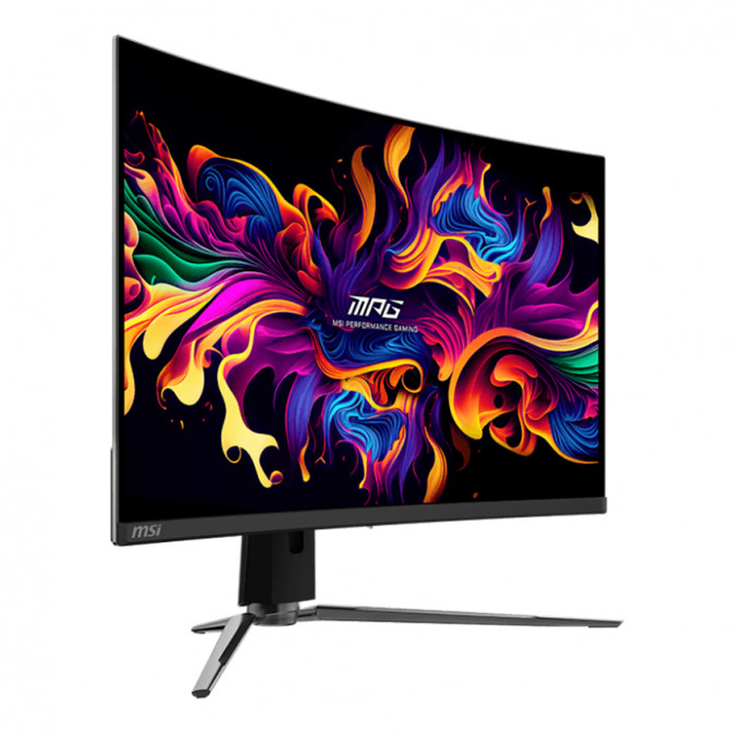 MSI Monitor GAMING MPG 321CURX QD-OLED Ívelt 31,5" UHD 3840x2160, 1700R, 240Hz, 0,03ms, 2x HDMI, DP, USB-C PC