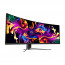 MSI Monitor GAMING MPG 491CQP QD-OLED Ívelt 49" 5120x1440, 32:9, 1800R, 0,03ms, 2x HDMI, DP, Black thumbnail