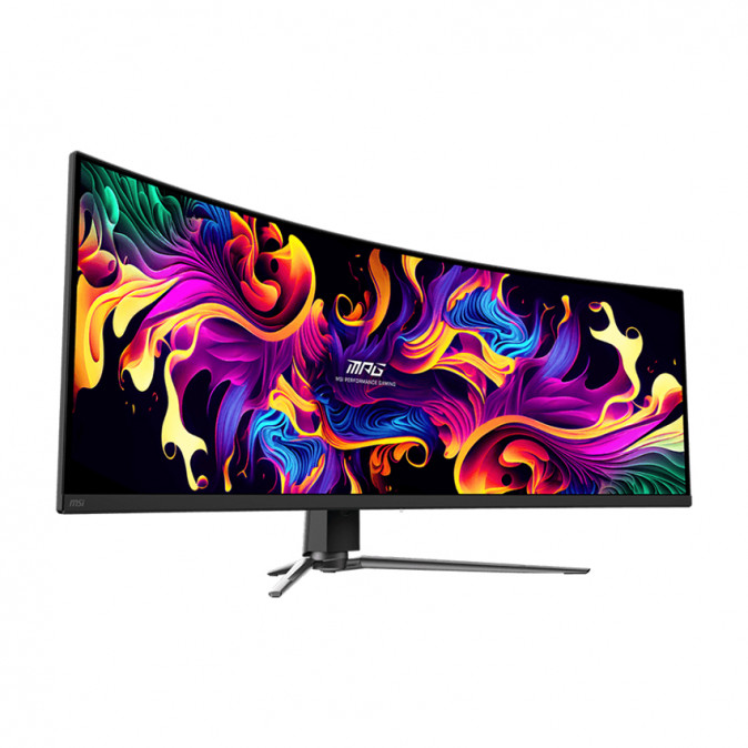 MSI Monitor GAMING MPG 491CQP QD-OLED Ívelt 49" 5120x1440, 32:9, 1800R, 0,03ms, 2x HDMI, DP, Black PC