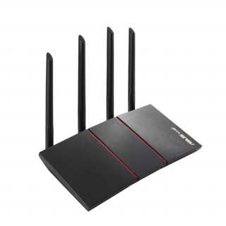 ASUS RT-AX55 Vezetéknélküli Router Kétsávos (2,4 GHz / 5 GHz) Gigabit Ethernet Fekete PC