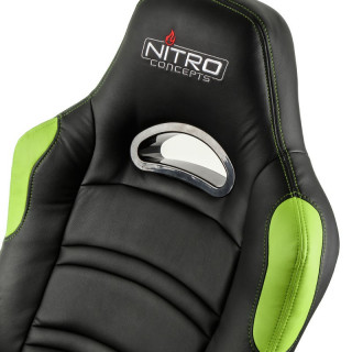 Nitro Concepts C80 Comfort Fekete-Zöld Gamer Szék (NC-C80C-BG) PC