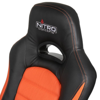 Nitro Concepts C80 Pure Fekete-Narancs Gamer Szék (NC-C80P-BO) PC