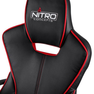 Nitro Concepts E200 Race Fekete-Piros Gamer Szék (NC-E200R-BR) PC