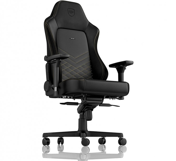 Noblechairs HERO PU Bőr Fekete/Arany (NBL-HRO-PU-GOL) (Bontott) PC