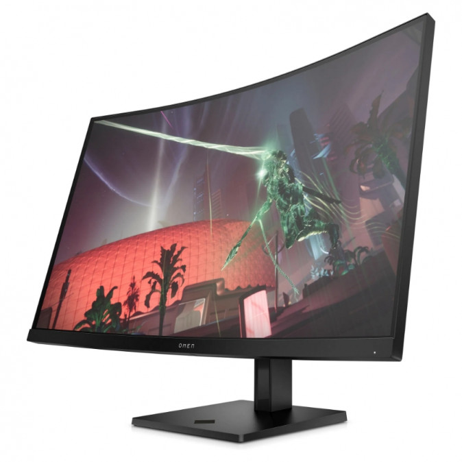 OMEN by HP 31.5" Ívelt Gaming monitor 32c QHD 2560x1440 165Hz , 16:9, 400cd, 3000:1, 1ms, DisplayPort, HDMI - fekete PC