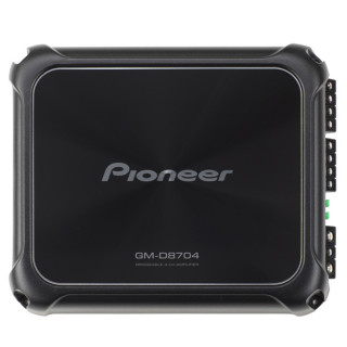 Pioneer GM-D8704 FD-osztályú 4 csatornás hidalható autóhifi erősítő vezetékes basszuserősítő távirányítóval PC