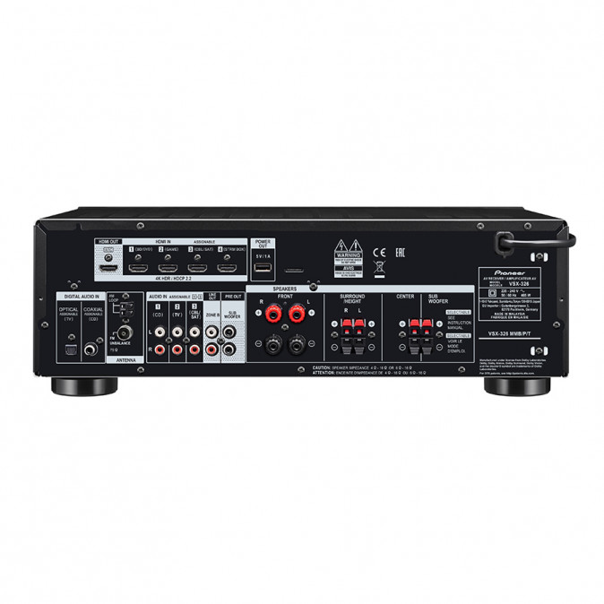 Pioneer HTP-076-B 5.1 csatornás fekete házimozi szett Audio
