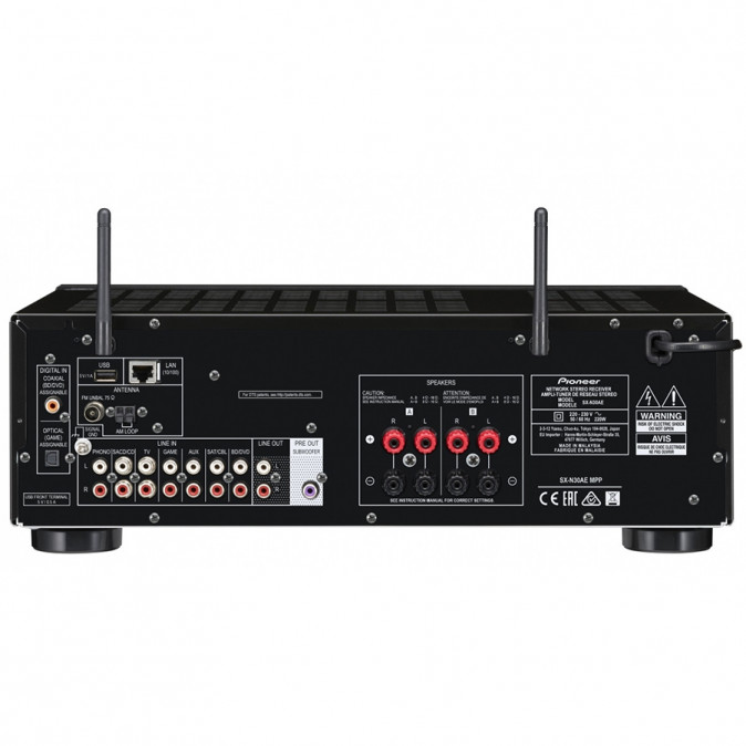 Pioneer SX-N30AE-B Fekete Sztereó Erősítő PC