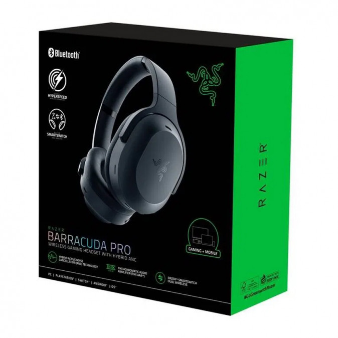 Razer Barracuda Pro vezeték nélküli Gaming fejhallgató PC