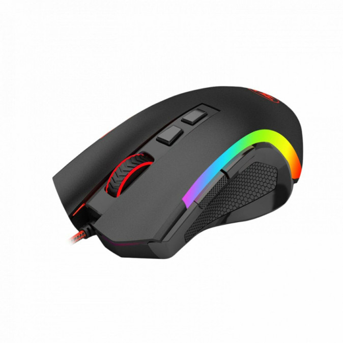 Redragon Griffin vezetékes gaming egér - fekete (75093 / M607) PC