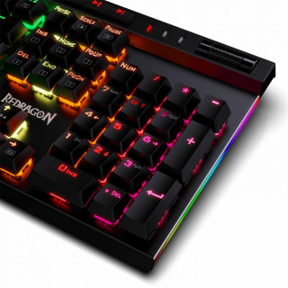 Redragon Vata RGB Red Switch Gaming billentyűzet - Fekete (K580RGB_RED_HU) PC