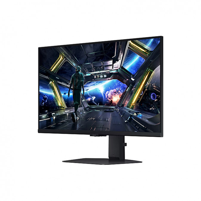 SAMSUNG Gaming 144Hz IPS monitor 27" G70D, 3840x2160, 16:9, 350cd/m2, 1ms, HDMI/DisplayPort/USB/WiFi/Bluetooth,Hangszóró PC
