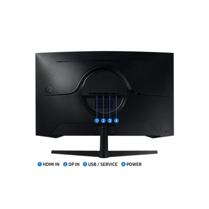 Samsung 32" WQHD Ívelt Gaming Monitor 144Hz (LC32G55TQWRXEN) PC