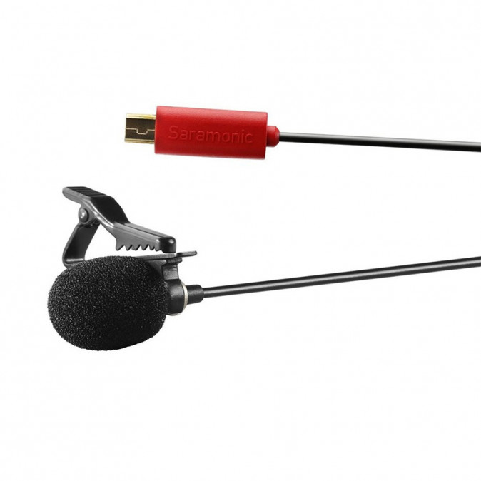 MIC Saramonic GoPro/HERO3,/HERO3+/HERO4-hoz SA SR-GMX1 csíptetős mikrofon PC