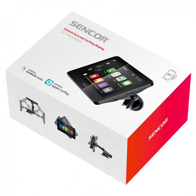 SENCOR SCT M750BWT Carplay és Android auto display PC