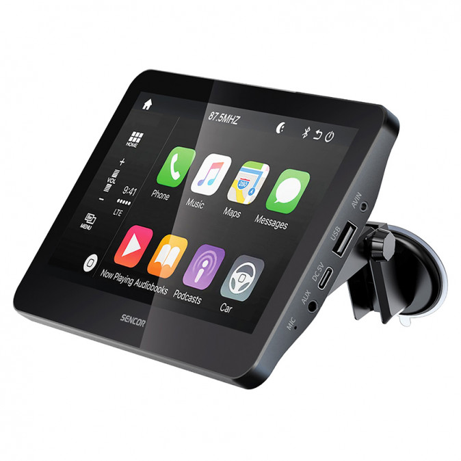 SENCOR SCT M750BWT Carplay és Android auto display PC
