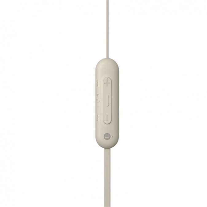 Sony WI-C100 vezeték nélküli Bluetooth fülhallgató - Bézs (WIC100C.CE7) Mobil