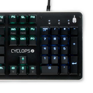 Spartan Gear Cyclops 2 Wired Mechanikus Gaming Billentyűzet PC