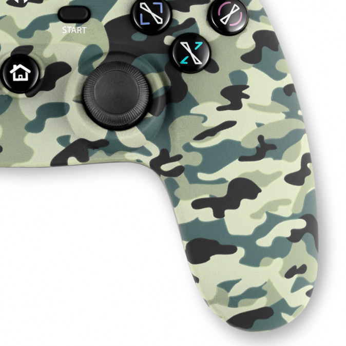 Spartan Gear - Oplon Green Camo - Vezetékes Kontroller PS3