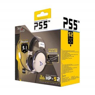 Steelplay - Vezetékes 3D Headset - HP51 - Fehér (JVAMUL00139) PC