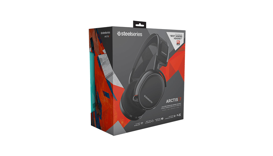SteelSeries Arctis 7 (Fekete) headset PC