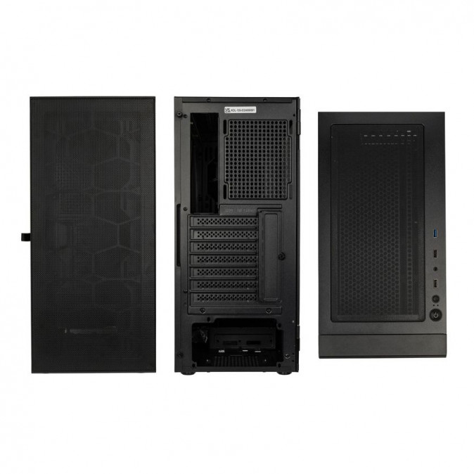 Számítógépház Kolink Observatory HF Mesh Core, fekete (venti nélkül) PC
