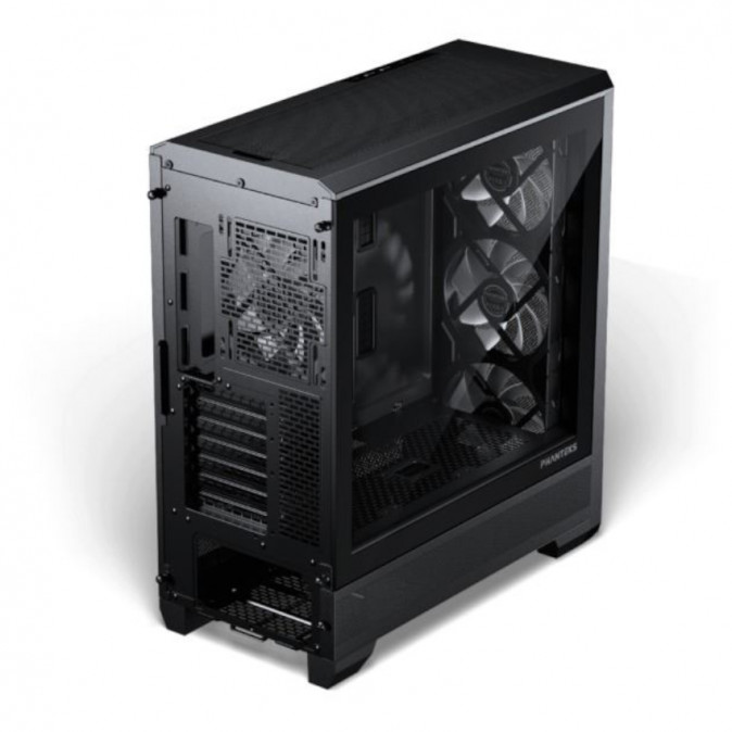 Számítógépház PHANTEKS G400A, Edzett üveg, 4 x 140mm DRGB venti, szatén fekete PC