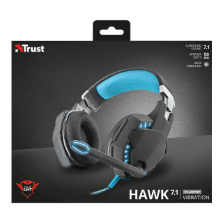 Trust 20407 GXT 363 Hawk 7.1 Bass Vibration Headset PC