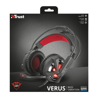 Trust 21302 GXT 353 Verus Bass Vibration Headset PC