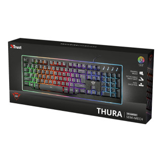 Trust 22285 GXT 860 Thura Semi-mechanical Keyboard HU PC
