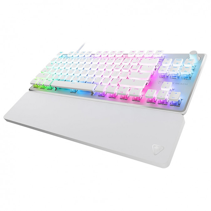 Turtle Beach Vulcan II TKL Pro Magnetic mechanikus gaming billentyűzet - US - Fehér (TBK-2002-11-US) PC