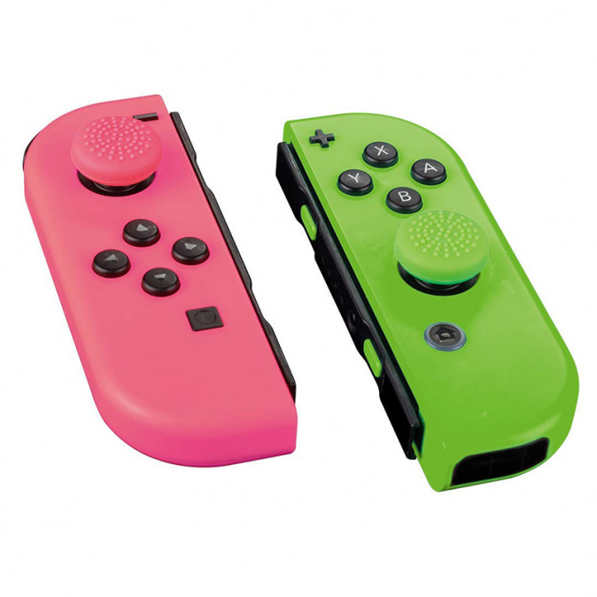Venom VS4917 rózsaszín és zöld Thumb Grips (4x) Nintendo Switch kontrollerhez Nintendo Switch