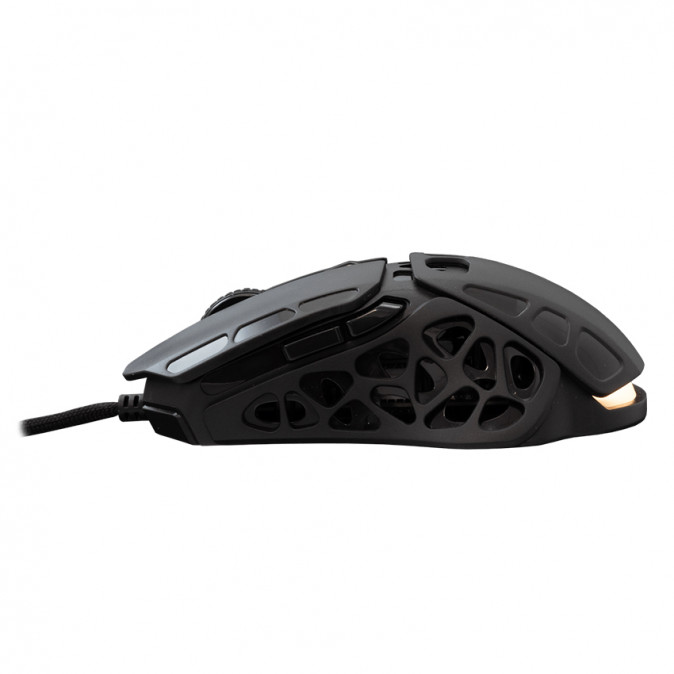 WHITE SHARK ECTOR-B GM-5016B RGB gamer egér, 12.200 dpi, 7 gombos fekete PC