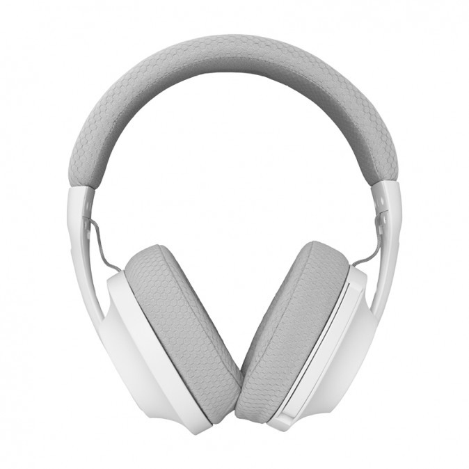 WHITE SHARK FALCON-W, GH-2441W, vezeték nélküli gamer fejhallgató, fehér PC
