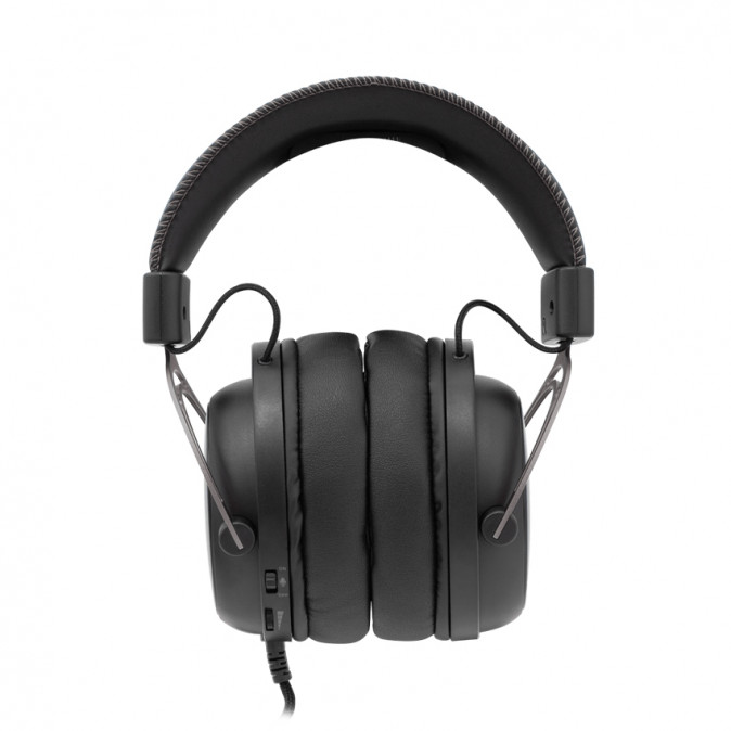 WHITE SHARK GORILLA-B/G, GH-2341-B/G gamer fejhallgató, fekete/ezüst, (3.5 Jack) PC