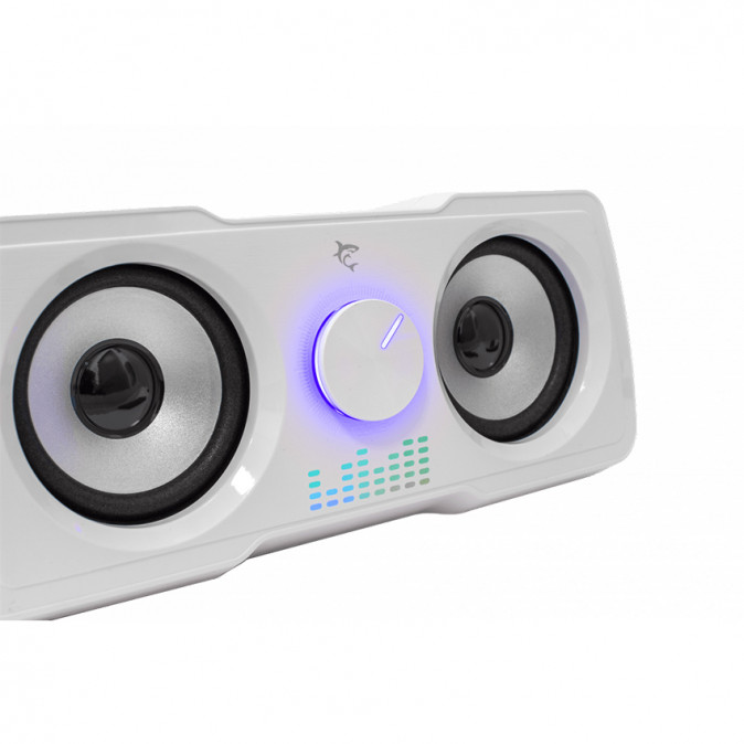 WHITE SHARK MOOD Hangszóró, 2.2, 16W, LED, fehér PC