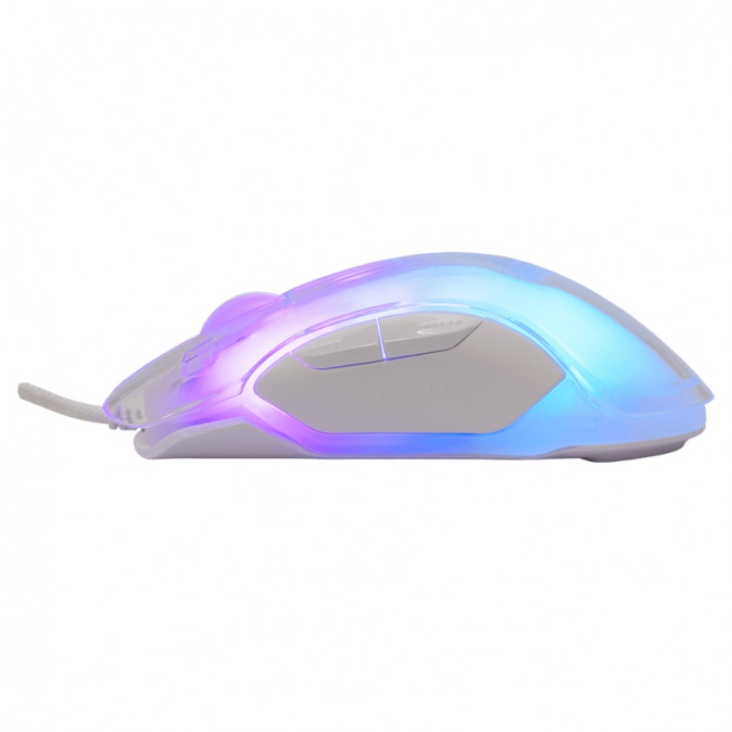 WHITE SHARK MORDRED-W WS GM-5017W gamer egér 7D / 12000 dpi fehér RGB PC