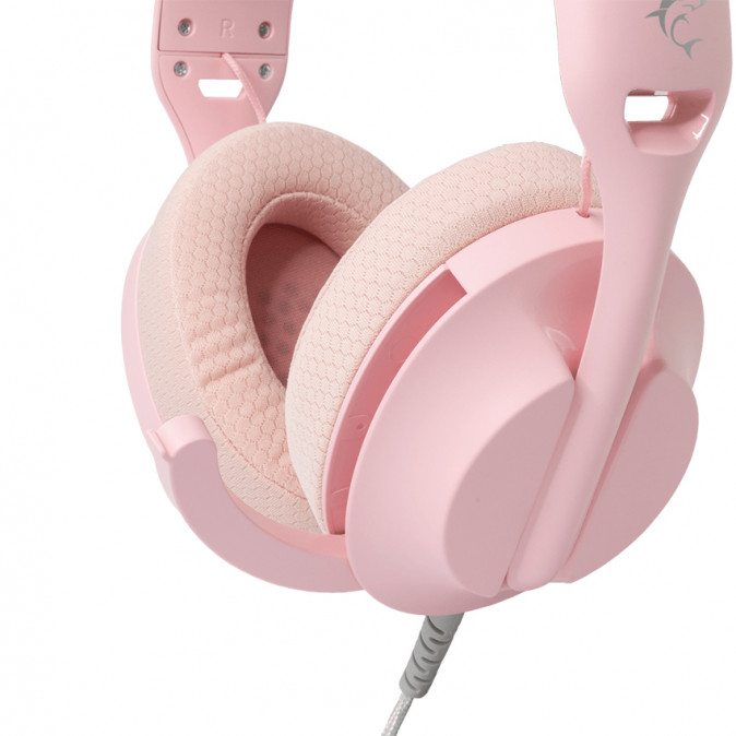 WHITE SHARK PARROT-P, GH-2440P, gamer fejhallgató, pink PC