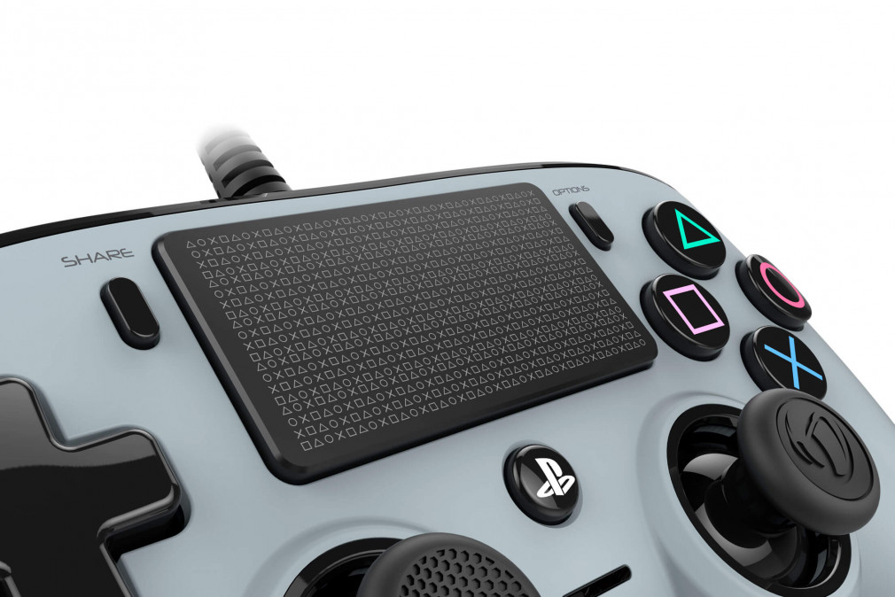 Playstation 4 (PS4) Nacon Vezetékes Compact Kontroller (Szürke) PS4