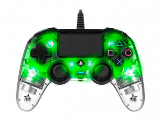 PlayStation 4 (PS4) Vezetékes Compact Kontroller Illuminated Zöld (Nacon) PS4