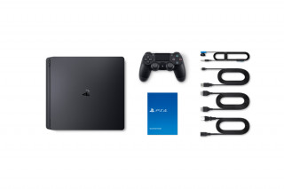 PlayStation 4 (PS4) Slim 1TB + Horizon Zero Dawn Complete Edition + Uncharted 4 + Gran Turismo Sport (PlayStation Hits) PS4