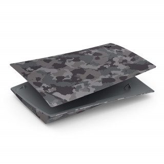PlayStation 5 Standard Cover Grey Camouflage PS5