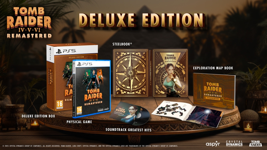 Tomb Raider IV-VI Remastered Starring Lara Croft: Deluxe Edition PS5