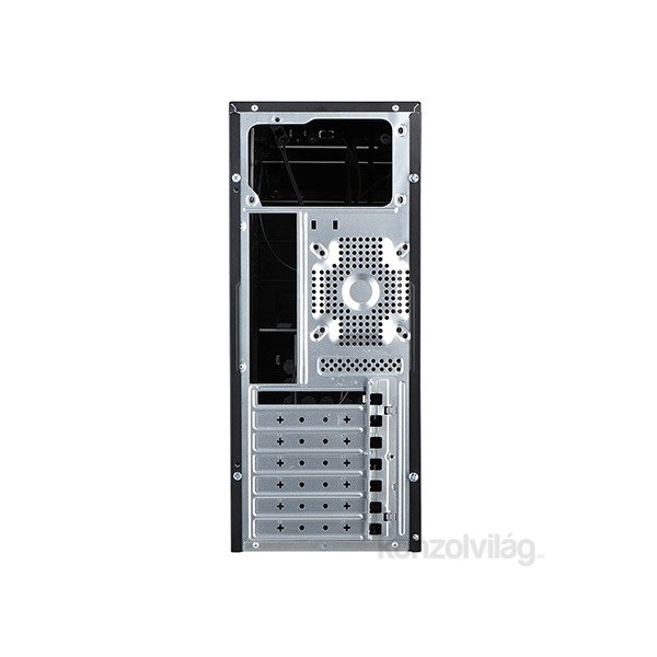 Spire SPF12B-420W CoolBox F12 Fekete 420W mATX ház PC
