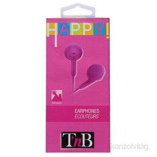 TnB ESAPYPK Happy! pink 3,5mm fülhallgató PC