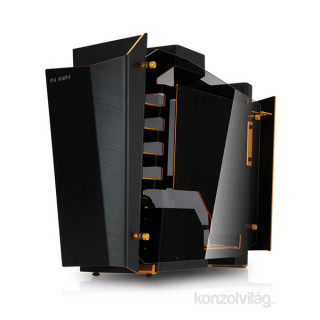 In Win S-Frame arany-fekete (Táp nélküli) ATX ház PC