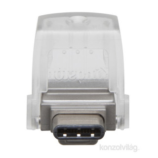 Kingston 16GB microUSB3.1 C/USB3.1 A Ezüst (DTDUO3C/16GB) Flash Drive PC