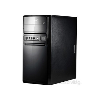 Spire SP1078B Maneo 420W 12cm fekete ATX ház PC