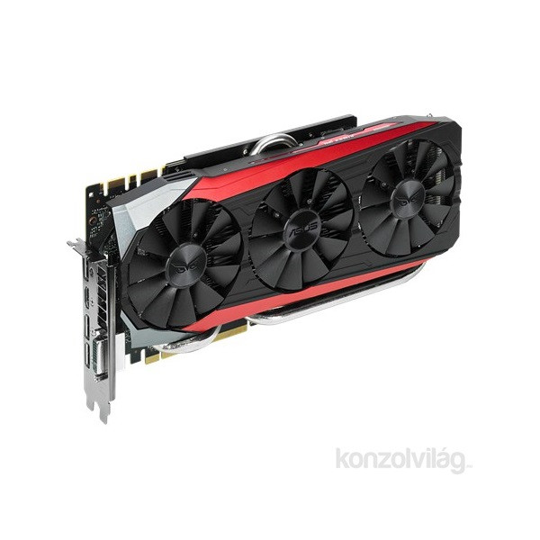 ASUS STRIX-GTX980TI-DC3OC-6GD5-GAMING nVidia 6GB GDDR5 384bit PCIe videokártya PC